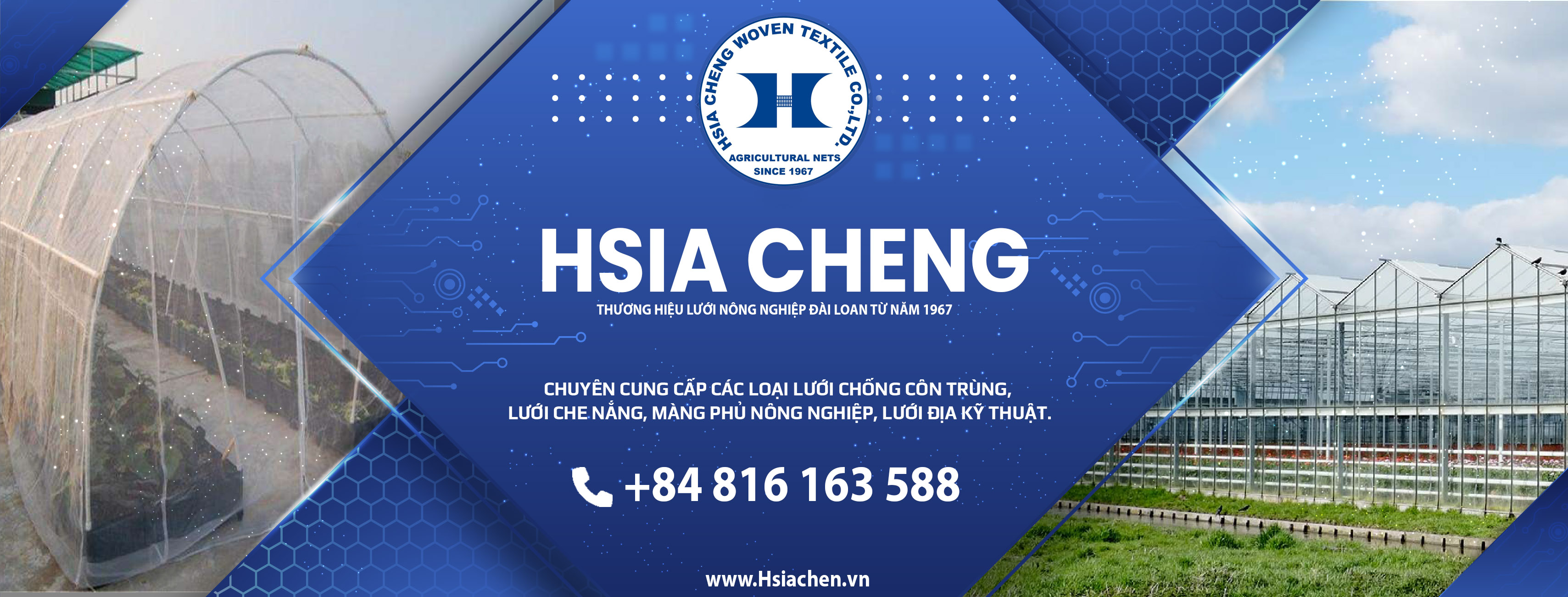 Công ty sản xuất lưới nông nghiệp - Hsia Cheng
