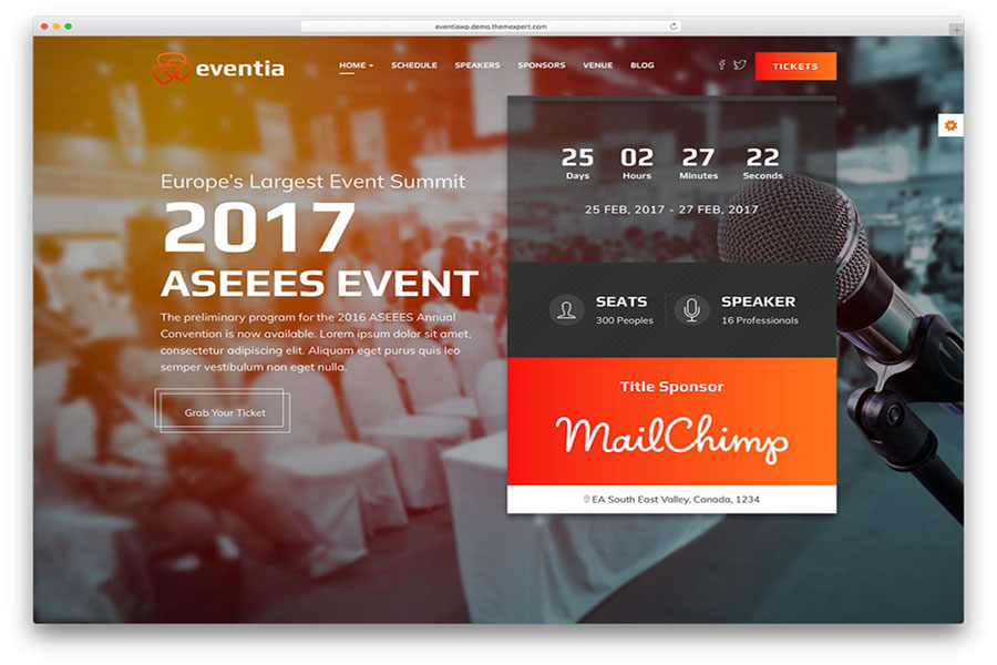 Thiết kế website tổ chức sự kiện