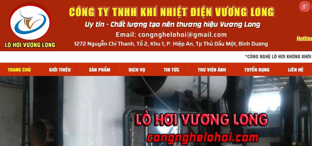 Vương Long - công ty sản xuất nồi hơi