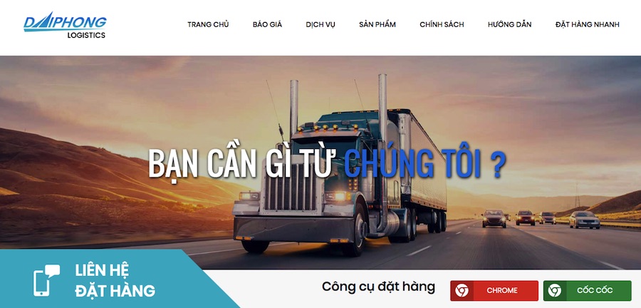 Nhập hàng Trung Quốc với Đại Phong logistics