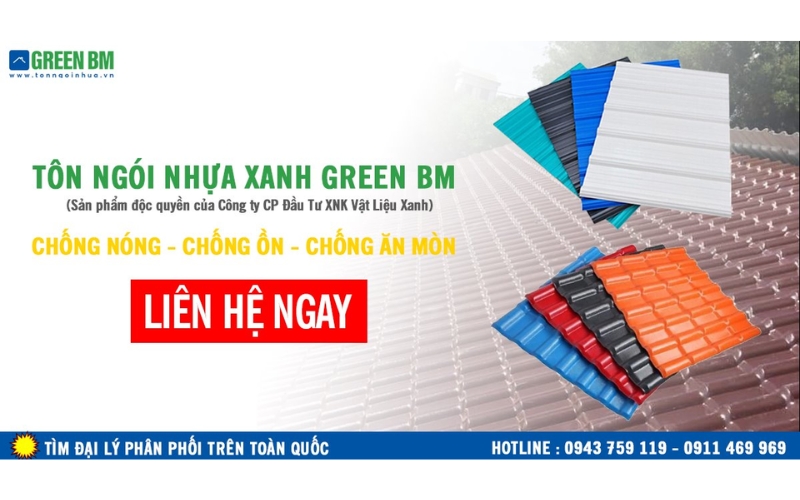 Công ty tôn ngói nhựa xanh Green BM