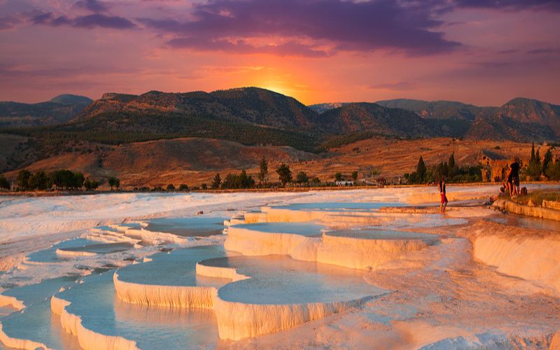 lâu đài bông tuyết Pamukkale