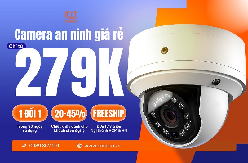 đơn vị cung cấp camera an ninh PANACO