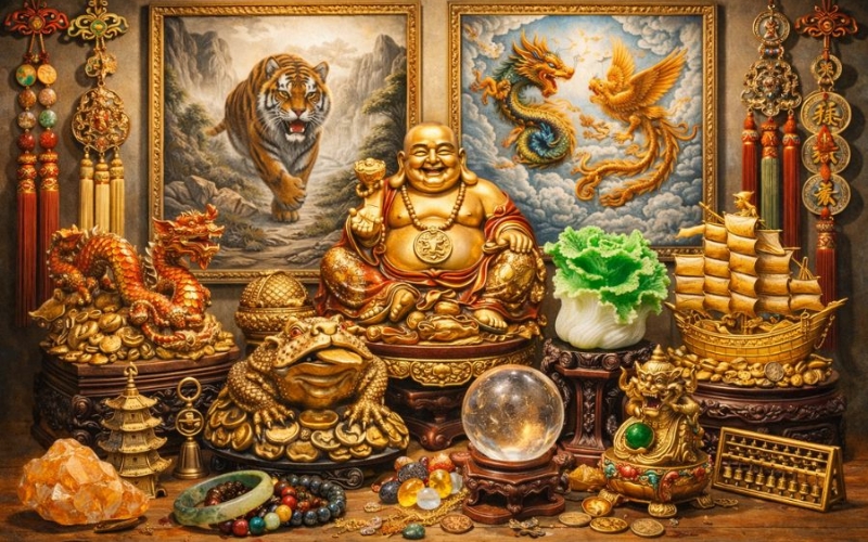 Tranh và vật phẩm phong thủy